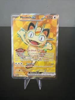 Meowth ex 107/088 Full Art Ultra Rare Holo 2026 Perfect Order Pokemon TCG NM - Image 1