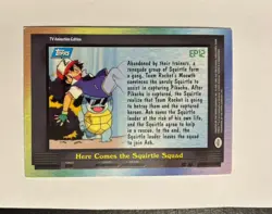 Pokemon topps Holo EP 12 Here comes the Squirtle Squad - Image 2