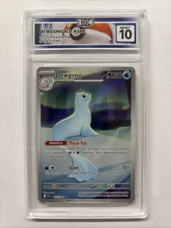 2025 Pokemon Dewgong Illustration Rare #97 HGC 10 (sb3) - Image 1