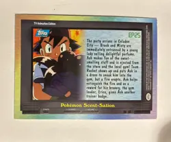 100% Authentic Topps Pokemon Series 2 Scent-Station EP25 Foil Holo Rare Card - Image 2