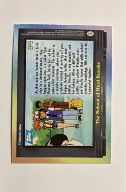 1999 Topps Pokemon Holo Foil EP9 The School of Hard Knocks Blue Logo - Image 2