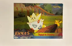Topps Pokemon Pikachus Vacation Togepis In Trouble Holo Foil Blue Logo - Image 1