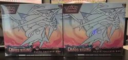 2x Chaos Rising Pokemon Center Elite Trainer Box’s Factory Sealed - Image 1