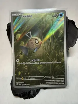 Feebas 198/191 Illustration Rare Pokemon Surging Sparks - Image 1
