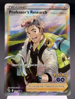 Professor’s Research 078/078 - Full Art Holo - Pokemon Go Pokemon Card MINT - Image 1