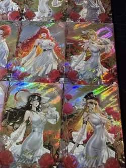 One Piece 9 Collectible Character Anime Cards CCG Boa Rose Garden Robin Shanks - Image 4