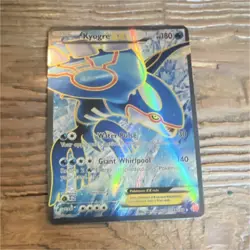 Kyogre EX 148/160 XY Primal Clash Full Art Holo Ultra Rare Pokemon Card 2015 - Image 2