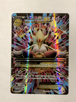 Pokemon Mega M Alakazam EX Full Art Holo Card 118/124 XY Fates Collide NM - Image 1