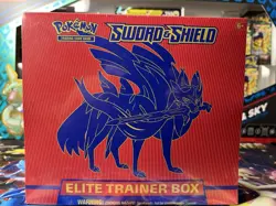 Pokemon SWSH Base Sealed Elite Trainer Box ETB Zacian - Image 5