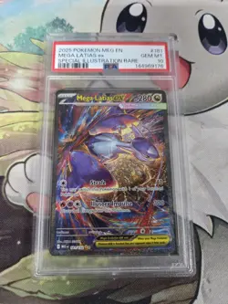 PSA 10 Mega Latias EX Special Illustration Rare 181/132 Mega Evolution Pokemon - Image 1