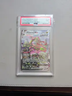 Pokemon Rayquaza Vmax Evolving Skies Secret Rare PSA9 - Image 1