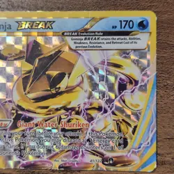 Greninja BREAK 41/122 MP Holo Rare Card 2016 Pokemon XY Breakpoint 5ban - Image 4