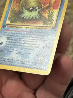 Pokemon Omanyte 52/62 (1st Edition) *Near Mint* Fossil (Never Played Card) - Image 4