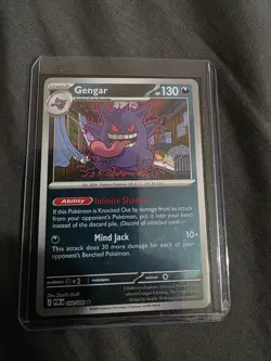 Gengar 050/088 Rare Perfect Order Pokemon Reverse Holo Near Mint - Image 1