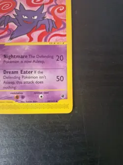 Haunter 80/165 Expedition Non Holo Pokemon Card - Image 4