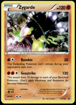 Pokemon TCG - Zygarde - XY152 - Holo Promo - XY Promos LP E1 - Image 1