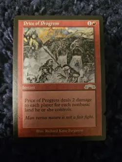 Price of Progress x1 - MTG Exodus English - Image 3
