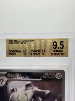 Pokemon TCG Mega Evolution - Steelix IR 150/132 BGS 9.5 - Image 2