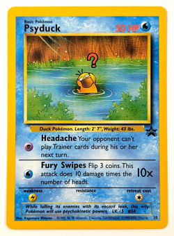 Pokemon Psyduck 20 Black Star League Promo 2000 WOTC NM NP - Image 1