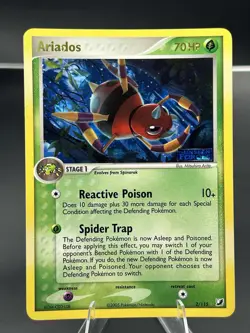 Pokemon TCG Ariados Unseen Forces Stamped 2/115 Reverse Holo 2005 EN - Image 1