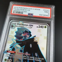 PSA 9 Decidueye GX SV47/SV94 Hidden Fates Holo Graded Pokemon Card - Image 2