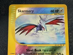 Pokemon Base Set Expedition # 63/165 Reverse Holo SKARMORY (not played) - Image 2