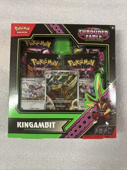 Pokemon Shrouded Fable Kingambit Illustration Collection Box. Sealed Dented box - Image 1