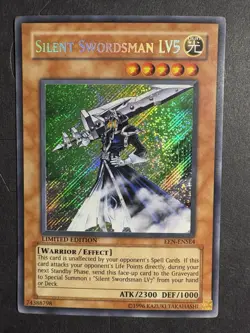 Yu-Gi-Oh!-SILENT SWORDSMAN LV5-LIMITED -SECRET RARE • EEN-ENSE4 - Image 1