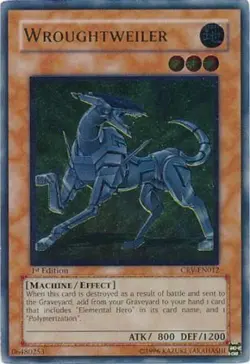 Wroughtweiler - CRV-EN012 - Ultimate Rare - 1st Edition DMG Yugioh Booster Set C - Image 1