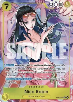 Nico Robin EB03-055 SR Alt Art Heroines Edition ENGLISH One Piece. - Image 1