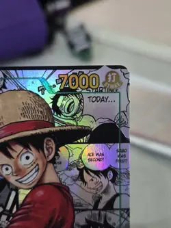 Monkey. D. Luffy One Piece TCG Manga Op13-118 1 M/NM - Image 3