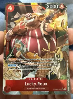 One Piece Cards Lucky.Roux Alt Art Premium Booster The Best Vol. 2 PRB02-003 NM - Image 1