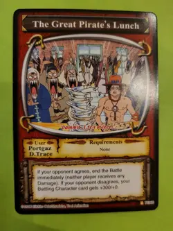LP Ace Whitebeard Te066 One Piece Tcg Ccg Bandai 2006 English Cool Anime Cool - Image 1