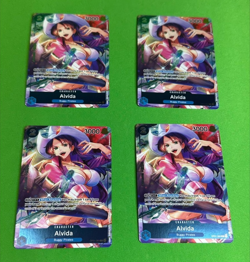 ALVIDA - One Piece TCG OP01-064 - PRE-ERRATA Box Topper - Romance Dawn Set of 4 - Image 1