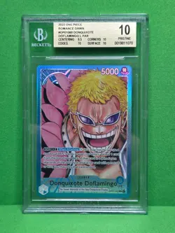 ONE PIECE 2022 ROMANCE DAWN DONQUIXOTE DOFLAMINGO PARALLEL OP01-060 BGS 10 - Image 1