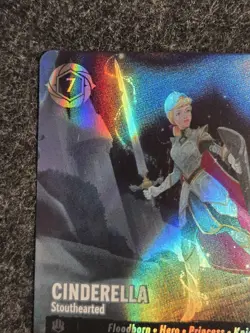 Disney Lorcana Cinderella Stouthearted D23 Promo Foil English Card - Image 3