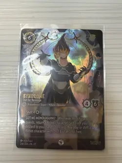 Disney Lorcana Wilds Unknown Enchanted Foil Syndrome Out For Revenge 238/204 - Image 4