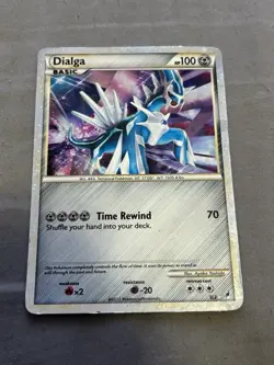 2011 Pokemon Shiny Dialga Call of Legends Secret Rare Holo Card #SL2 NM - Image 1
