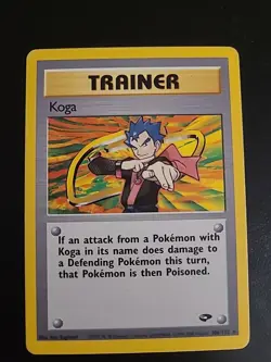 Koga - 106/132 - Pokemon Gym Challenge Unlimited Rare Card WOTC LP - Image 1