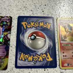 4 Pokemon card lot! 2 gengars, charizard and lugia promo - Image 4