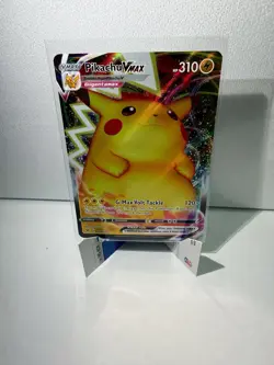 Pokemon Pikachu TCG VMAX Vivid Voltage 044/185 Full Art Ultra Rare NM Card - Image 1