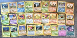Lot of 185 Pokemon Vintage Pokemon Cards ‘98-‘00 Fossil , Jungle MP - Image 1
