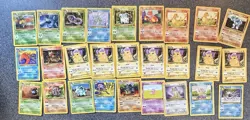 Lot of 185 Pokemon Vintage Pokemon Cards ‘98-‘00 Fossil , Jungle MP - Image 2