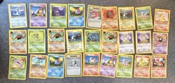 Lot of 185 Pokemon Vintage Pokemon Cards ‘98-‘00 Fossil , Jungle MP - Image 4