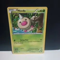 Weedle 1/12 McDonald's Holo Promo - Pokemon Card - DMG - Image 2