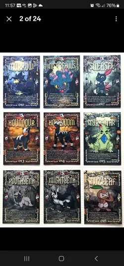 Pokemon 150 Card Complete SetGengar Halloween+#21 Of 100 Glow Charizard Cdescrip - Image 3