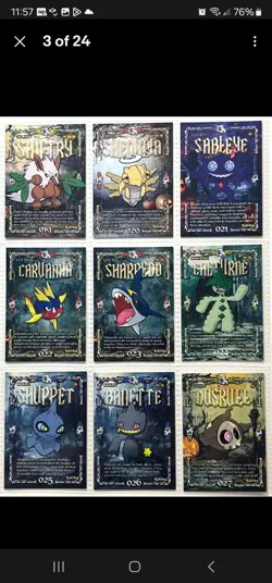 Pokemon 150 Card Complete SetGengar Halloween+#21 Of 100 Glow Charizard Cdescrip - Image 4