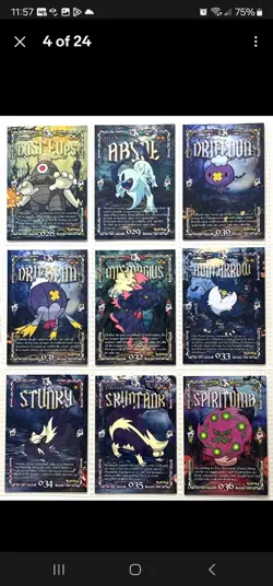 Pokemon 150 Card Complete SetGengar Halloween+#21 Of 100 Glow Charizard Cdescrip - Image 5