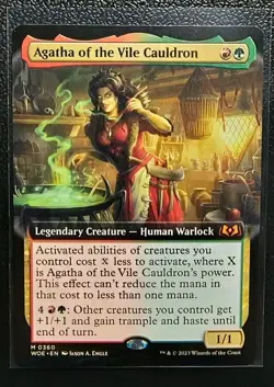 Agatha of the Vile Cauldron (Extended Art) Wilds of Eldraine Regular - Image 1