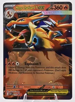 Mega Charizard EX 030 XY Promo Full Art Holo NM Pokemon Card - Image 2
